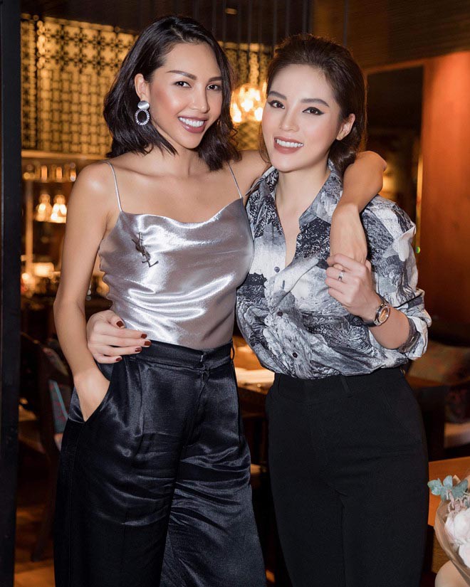 Hoa hậu Kỳ Duyên mặc đồ đôi, tiết lộ rất cảm kích Minh Triệu - Ảnh 3.