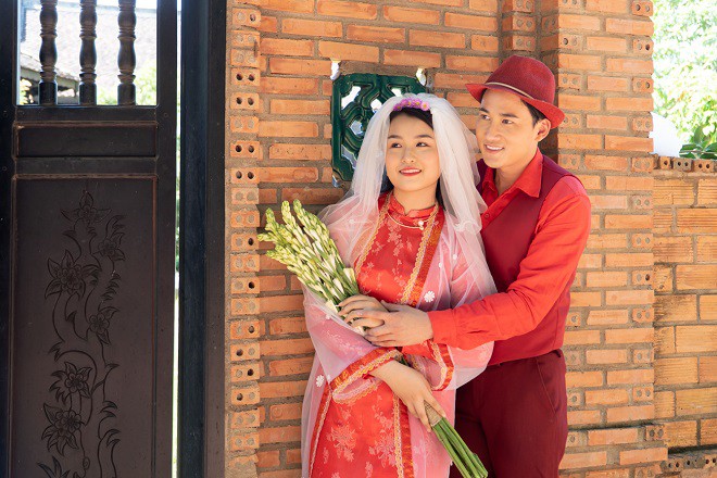 Con gái Hoàng Mập chụp hình cưới lãng mạn với nam diễn viên bị đồn đã có vợ con ở Mỹ - Ảnh 3.