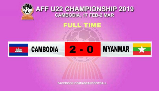 U22 Campuchia sớm vào bán kết, HLV Myanmar bỏ học trò về sớm - Ảnh 2.