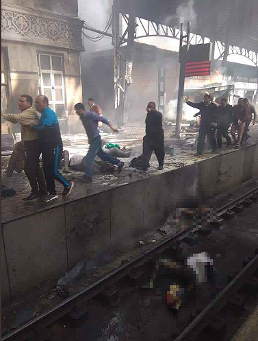 Cháy lớn tại nhà ga Ai Cập, ít nhất 60 người thương vong - Ảnh 3.