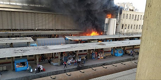 Cháy lớn tại nhà ga Ai Cập, ít nhất 60 người thương vong - Ảnh 5.