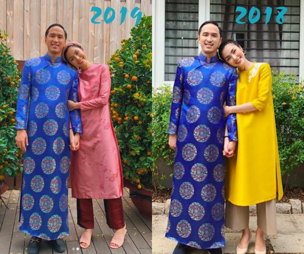 Tăng Thanh Hà khoe ảnh vợ chồng, cư dân mạng phát hiện Louis Nguyễn 2 năm vẫn trung thành 1 bộ áo dài - Ảnh 3.