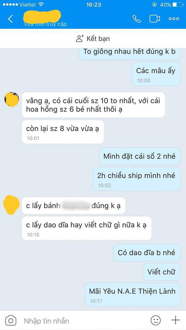 Nhờ chủ tiệm ghi lời nhắn ngọt ngào lên bánh sinh nhật, lúc nhìn vị trí của dòng chữ, chủ nhân không biết nên khóc hay cười - Ảnh 2.