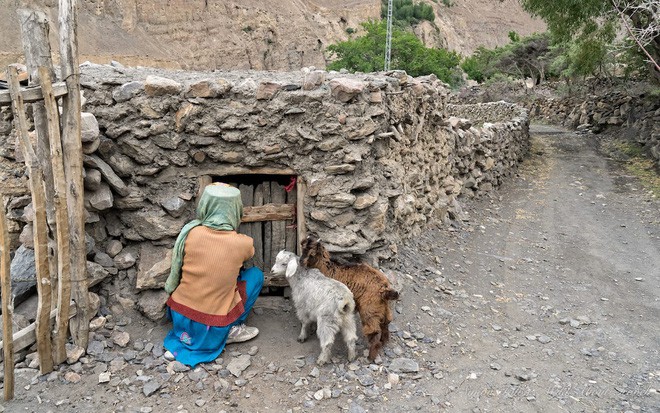 Ngôi làng kỳ lạ tại Pakistan: Phụ nữ muốn leo núi đến kiệt quệ mới thấy hạnh phúc - Ảnh 1.