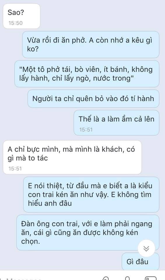 Chia tay người yêu vì vài cọng hành trong bát phở, cô gái gây bất ngờ với lời giải thích thấu đáo - Ảnh 2.