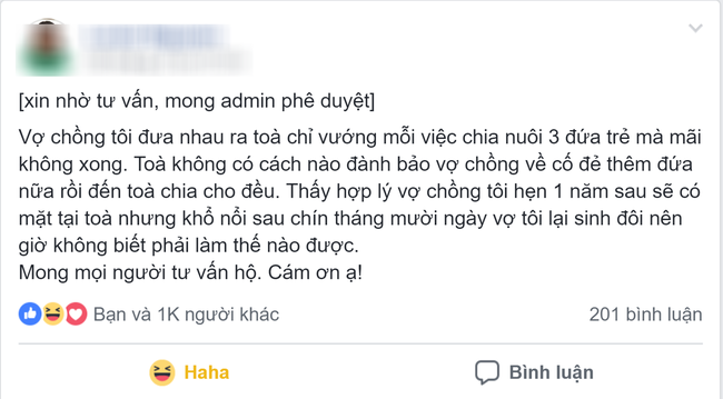 Vụ li hôn hài hước nhất MXH: Vợ chồng ra tòa, nhưng khó chia con nên rủ nhau về đẻ thêm và cái kết bất ngờ - Ảnh 1.