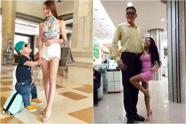 Chia tay bạn trai 1m, Cung Nguyệt Phi hẹn hò tình mới cao 2m38, rất nổi tiếng trên mạng xã hội - Ảnh 1.
