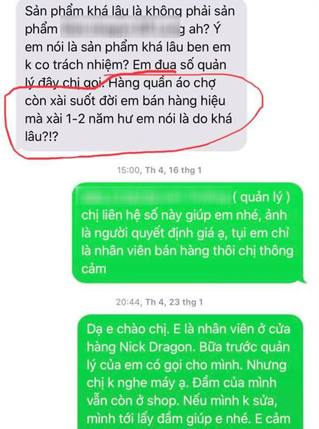 Cô gái mua váy da mặc chán chê 2 năm trời, đến khi hỏng liền đòi đổi trả với lý do nực cười - Ảnh 1.