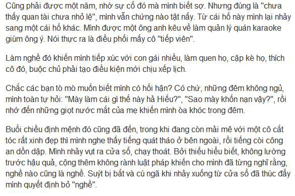 Hé lộ quá khứ điều gái - trấn lột - bị công an dồn, Hồ Quang Hiếu muốn thể hiện điều gì? - Ảnh 1.