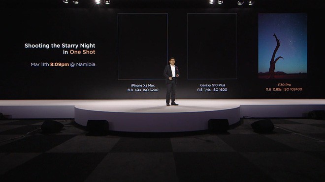 Huawei đã dìm cả iPhone XS Max lẫn Galaxy S10+ ra sao trong sự kiện ra mắt P30 và P30 Pro? - Ảnh 13.