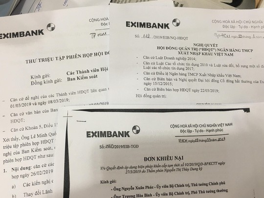  Eximbank khiếu nại quyết định của tòa án liên quan vụ bầu chủ tịch HĐQT mới  - Ảnh 1.