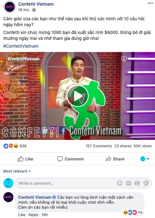 Người chơi bình luận thiếu văn minh, ‘Confetti Vietnam’ doạ cho nghỉ chơi vĩnh viễn - Ảnh 3.