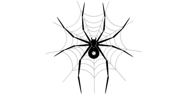 Cùng trải nghiệm Vẽ con nhện Halloween với hình ảnh rùng rợn