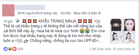 Hết mốt áo chống nắng như bao tải, hè năm nay chị em lại đổ xô đi mua khẩu trang ninja kín mít, hở mỗi 2 con mắt - Ảnh 3.