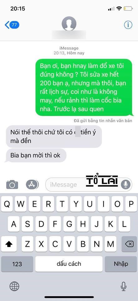 Thấy tờ giấy lạ và túi quả trên xe máy, chủ xe nhắn tin làm quen thì bị đáp trả bất ngờ - Ảnh 4.