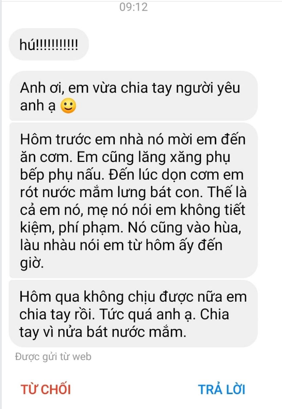 Lần đầu ra mắt bị cả nhà người yêu mắng vì nửa chén nước mắm, cô gái đưa ra quyết định ai cũng ủng hộ rần rần - Ảnh 1.