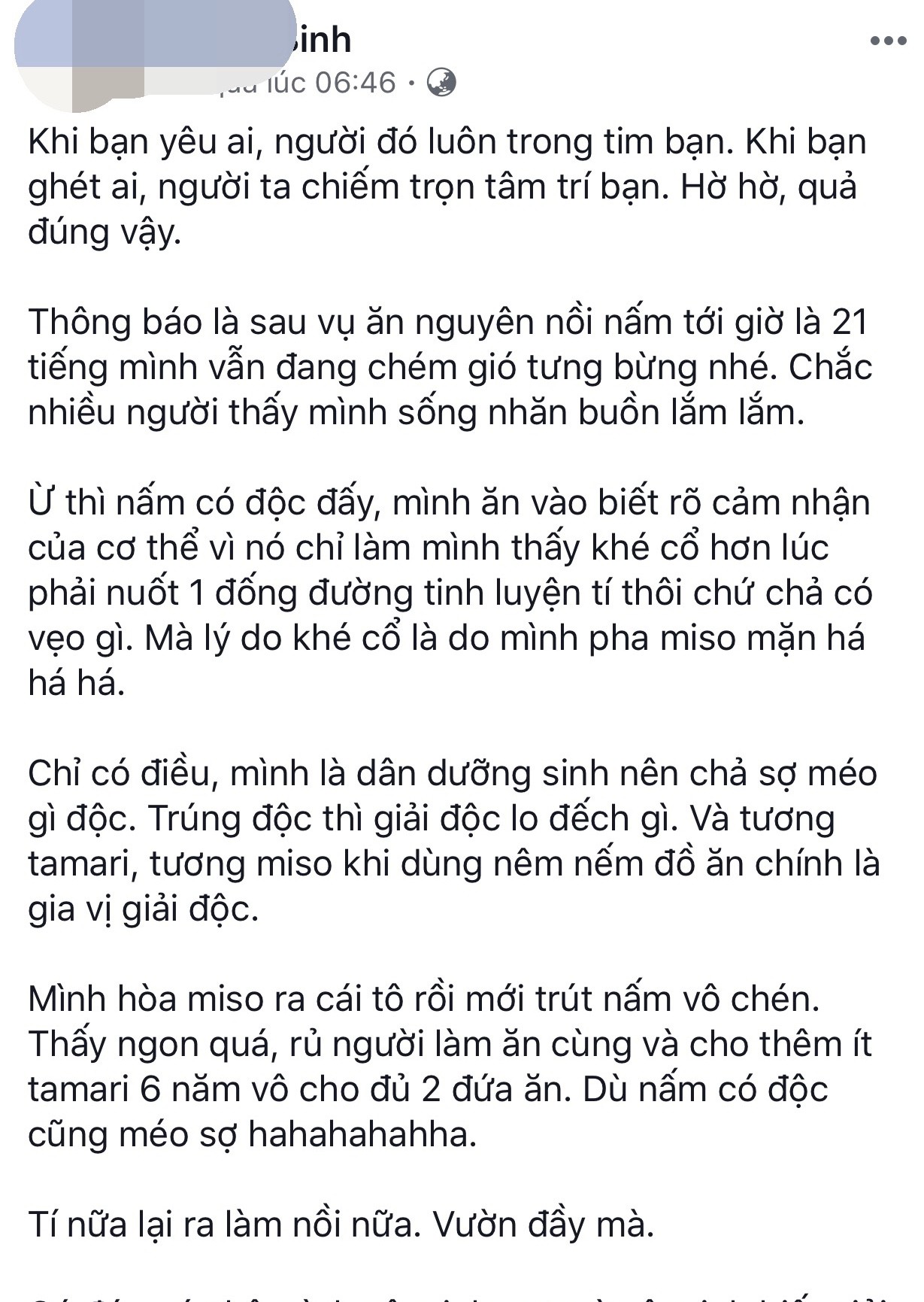 Lên mạng khoe ăn nấm dại mà vẫn bình an, chuyên gia chống độc nói gì? - Ảnh 1.