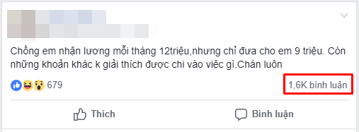 Vợ trẻ ấm ức mách tội chồng lương tháng 12 triệu nhưng chỉ nộp 9 triệu, ai ngờ bị hội chị em mắng xối xả - Ảnh 1.