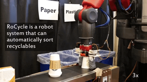 Chưa bằng Wall - E, nhưng robot tái chế rác của MIT có thể nhận biết giấy, nhựa và kim loại chỉ bằng một cú chạm. - Ảnh 1.