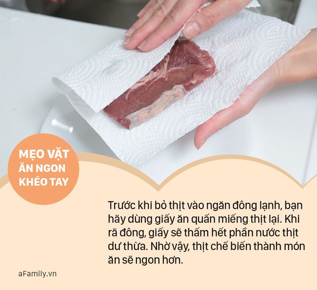 Chỉ dùng 1 tờ khăn giấy thôi cũng có thể khiến cá, thịt, rau củ tươi ngon hết nấc - Ảnh 1.