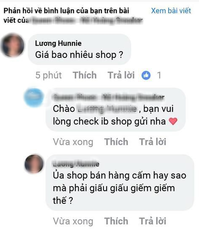 Chị em tranh cãi kịch liệt: Mua hàng online mà không công khai giá, shop cứ bắt check inbox là bình thường hay vô duyên - Ảnh 1.