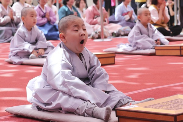 Cưng muốn xỉu trước 50 sắc thái của các chú tiểu ở Hàn Quốc trong ngày lễ Phật đản - Ảnh 8.