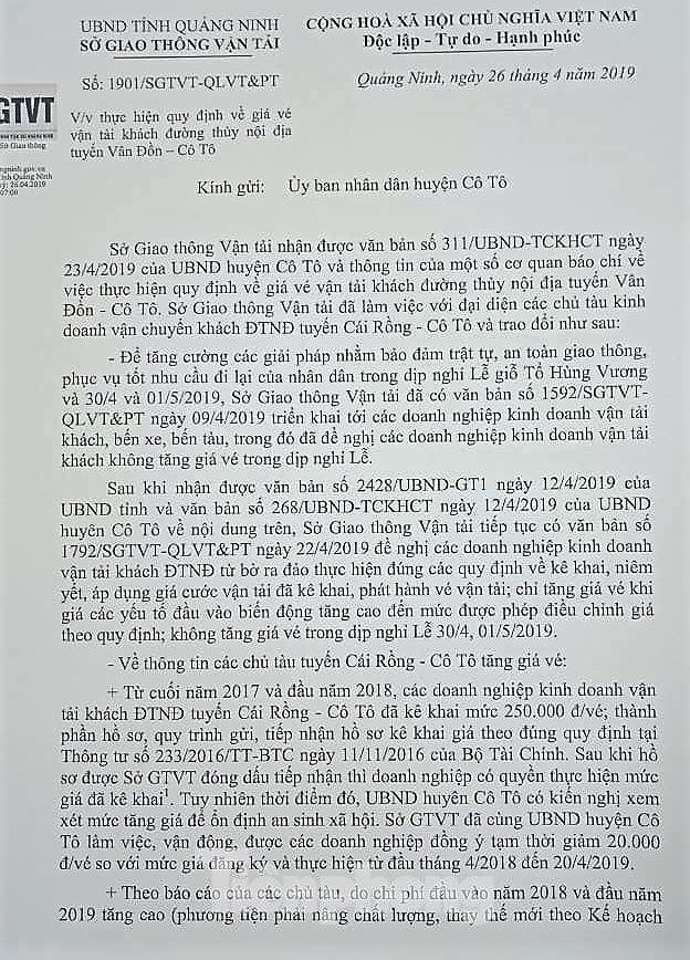 Vé tàu cao tốc Cô tô liên tục tăng: Diễn biến bất ngờ - Ảnh 4.