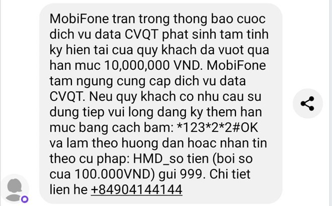 Chỉ ở Việt Nam, khách được nhà mạng báo cước chuyển vùng 10 triệu - Ảnh 1.