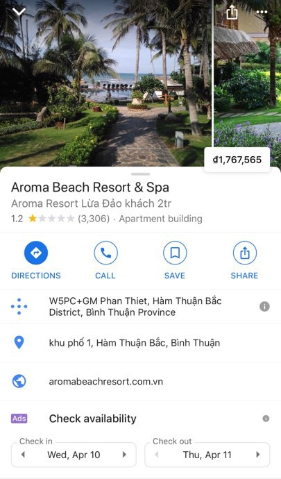 Aroma Resort bị đổi tên thành Aroma Resort Lừa Đảo khách 2 tr và nhận hơn 3.000 đánh giá 1 sao trên Google sau video của Khoa Pug - Ảnh 1.
