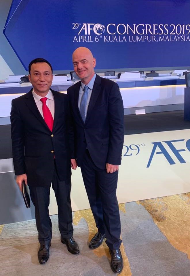 Chủ tịch FIFA chúc mừng ông Trần Quốc Tuấn vào Ban Thường vụ AFC - Ảnh 1.