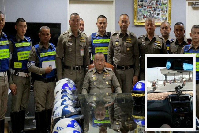 Thái Lan: Cảnh sát dẹp đường cho thai phụ chuyển dạ đi đẻ - Ảnh 2.