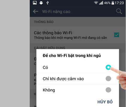 Cách xử lý lỗi điện thoại bị tắt wifi, 3G khi khóa màn hình - Ảnh 6.