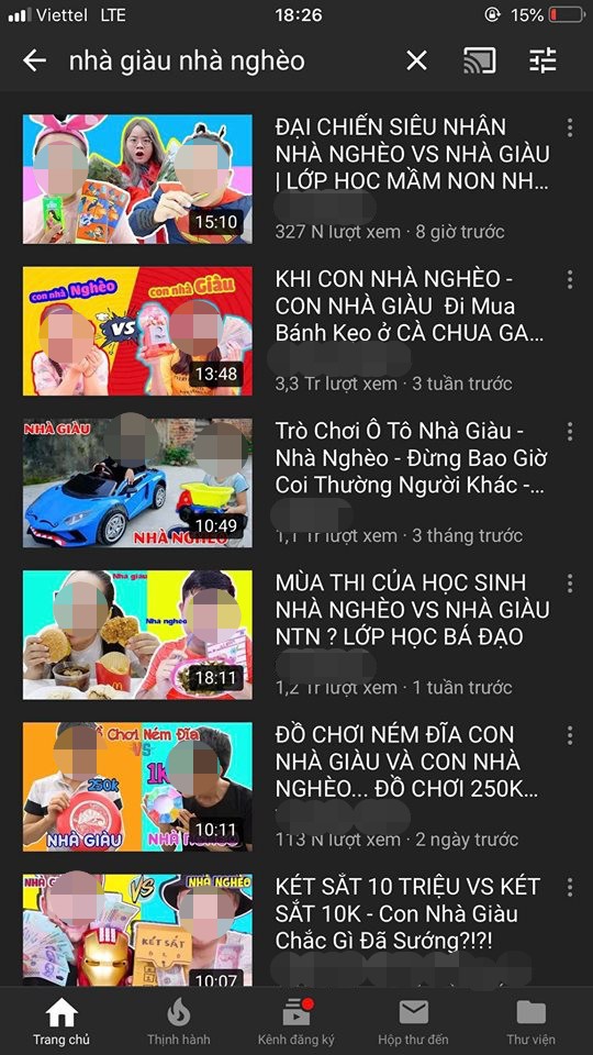 Xây dựng nội dung phản cảm phân biệt giàu - nghèo, loạt video triệu views của kênh Youtube kids bị lên án - Ảnh 2.