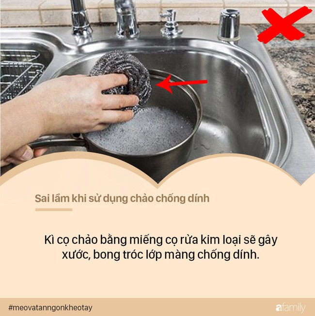 Sai lầm mẹ nào cũng mắc khi dùng chảo chống dính, cứ tiếp tục đảm bảo ung thư sẽ ghé thăm - Ảnh 3.