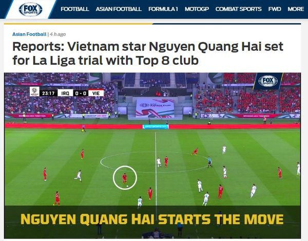 CĐV Tây Ban Nha tò mò về Quang Hải - Ảnh 1.