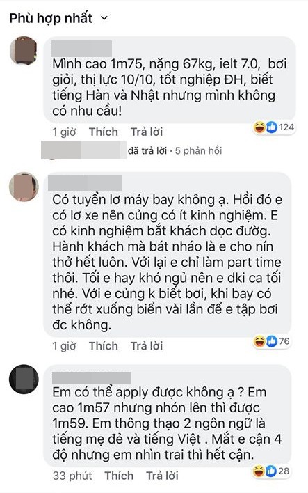 Thấy hãng bay đăng tuyển tiếp viên hàng không, cư dân mạng thi nhau khoe tài năng cây nhà lá vườn cười vỡ bụng - Ảnh 3.