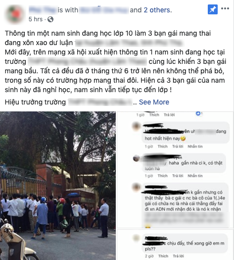 Cầu thủ Thành Chung tag Hà Đức Chinh rồi đùa cợt trong bài đăng về tin đồn nam sinh lớp 10 làm nhiều nữ sinh có bầu - Ảnh 1.