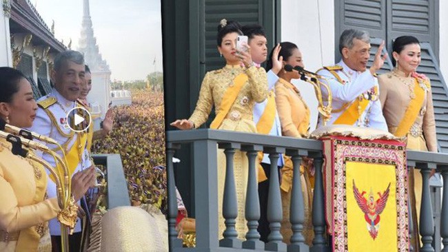 Quốc vương Thái Lan cùng gia đình ra mắt công chúng, kết thúc lễ đăng quang kéo dài 3 ngày nhưng đây mới là nhân vật chen ngang hồn nhiên nhất trong suốt sự kiện - Ảnh 5.