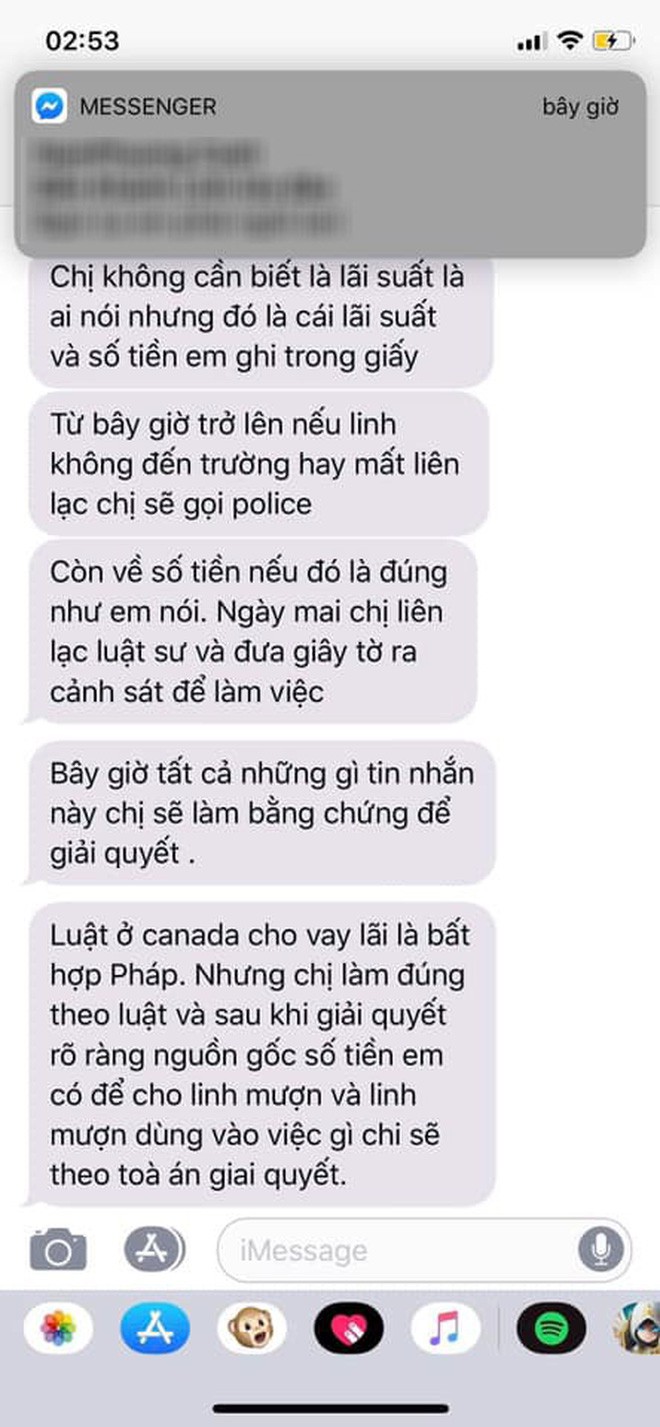 Nữ du học sinh Việt sinh năm 2001 bị tố lừa đảo hơn 350 triệu đồng, đòi lại tiền còn bị gia đình hăm doạ - Ảnh 12.