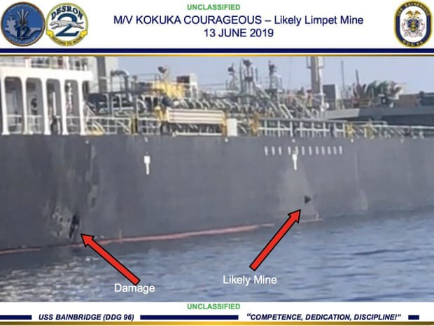 Mỹ tung video tố Iran dỡ thủy lôi chưa nổ khỏi tàu chở dầu bị tấn công nhằm phi tang chứng cứ - Ảnh 2.
