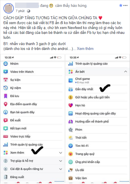 Facebook giảm tương tác quảng cáo, hội chị em bán hàng online khóc ròng, nghĩ đủ cách để lách luật - Ảnh 12.