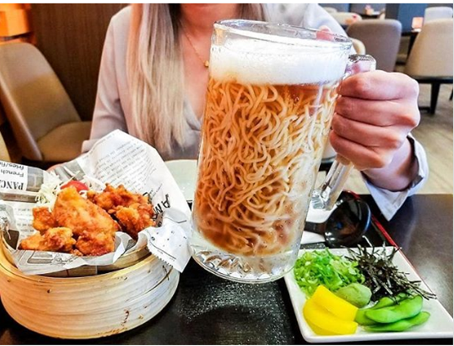 Không chỉ có bia trân châu kỳ dị mới xuất hiện, từng có món mì ramen trong bia cũng khiến dân tình kinh ngạc - Ảnh 10.