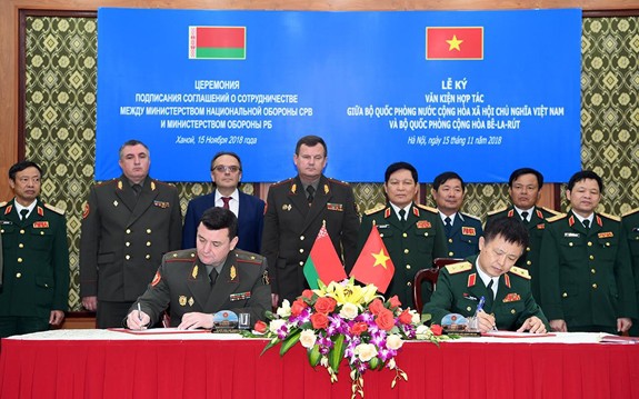 Đưa hợp tác quốc phòng Việt Nam-LB Nga, Việt Nam-Belarus đi vào chiều sâu - Ảnh 3.