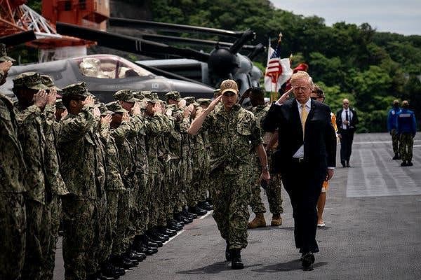 Ông Trump nói gì về hiệp ước phòng thủ bất công với Nhật? - Ảnh 1.