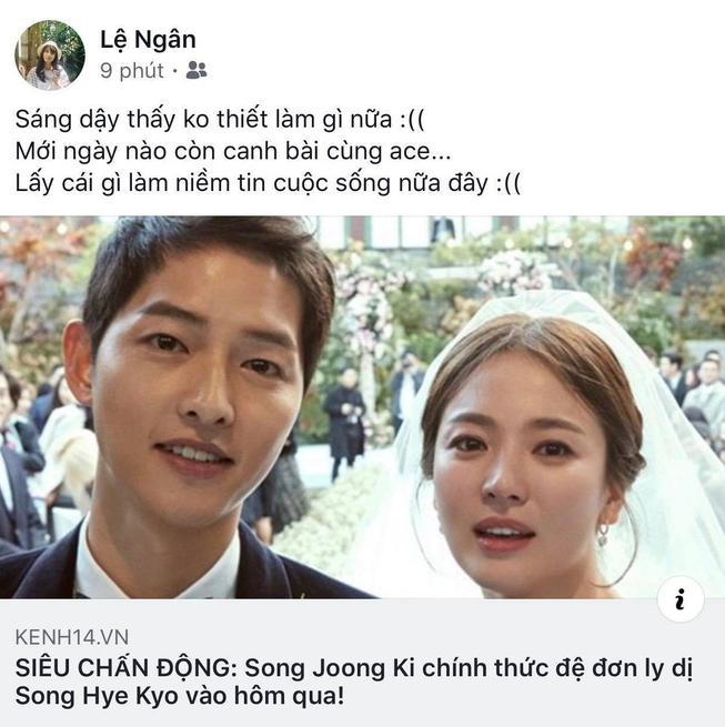 Dân mạng Việt sốc trước tin Song - Song ly hôn: Động lực để yêu và cưới của tôi tan tành rồi! - Ảnh 4.