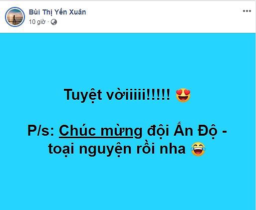 Tuyển Việt Nam thắng Thái Lan, bạn gái hotgirl của Lâm Tây nói gì? - Ảnh 2.