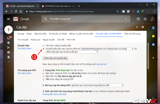 Giải pháp di chuyển toàn bộ mail từ Gmail cũ sang tài khoản mới - Ảnh 15.