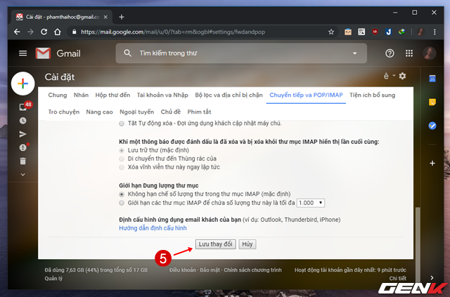 Giải pháp di chuyển toàn bộ mail từ Gmail cũ sang tài khoản mới - Ảnh 6.