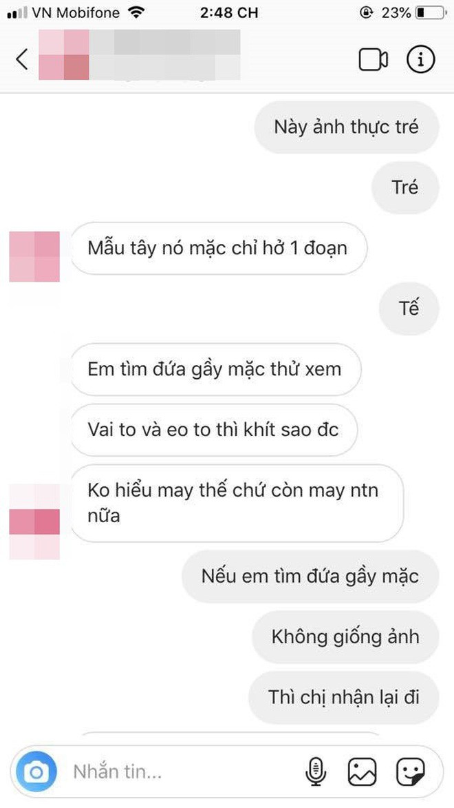 Phàn nàn vì mua áo sơ mi không giống hình, cô gái bị shop đổ lỗi tại vai to rồi thẳng tay chặn Facebook - Ảnh 8.