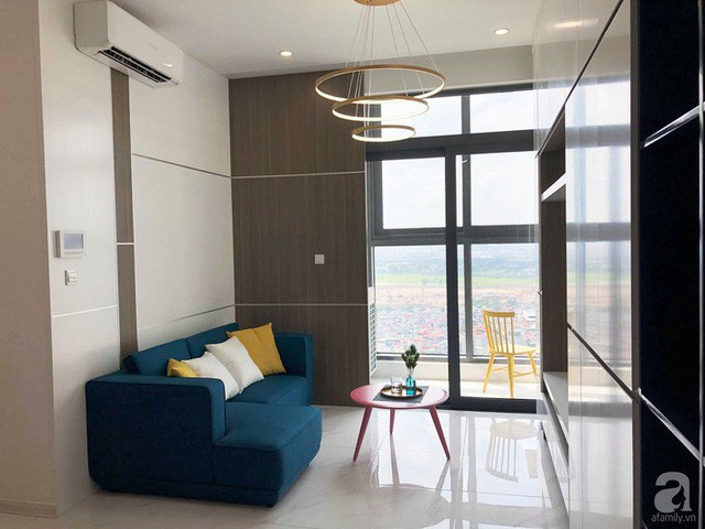 Căn hộ 96m² trên tầng 32 ở Hà Nội đơn giản nhưng vẫn hút ánh nhìn nhờ cách phối màu trẻ trung - Ảnh 2.